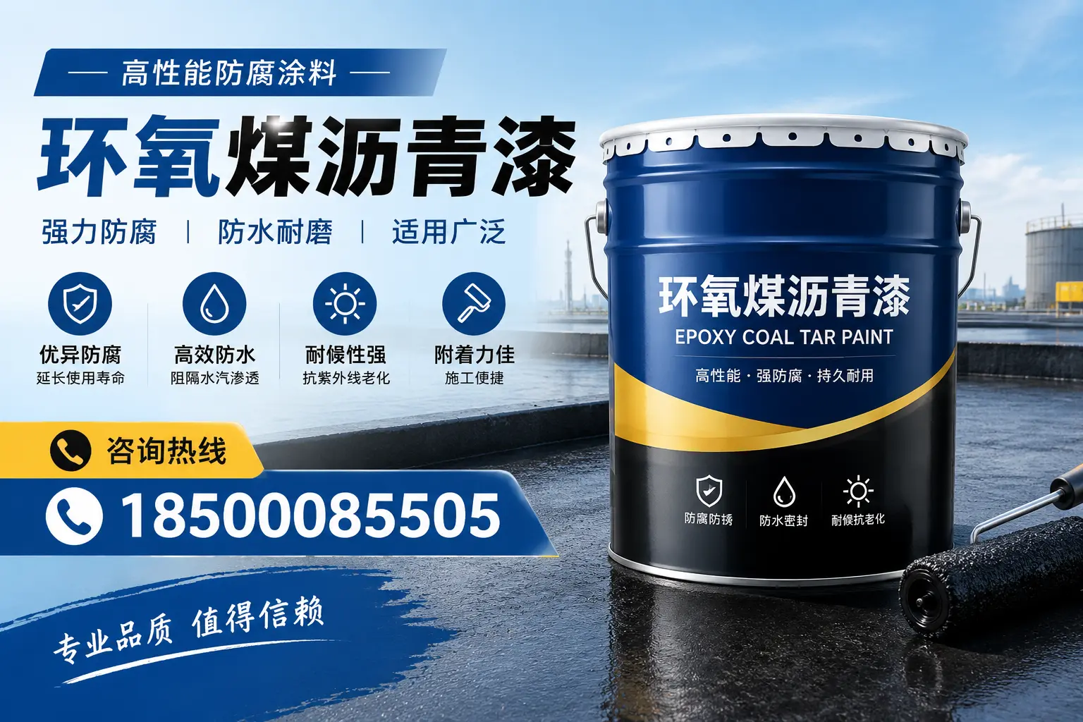 环氧煤沥青漆的主要成分与功能,江门用户深度了解