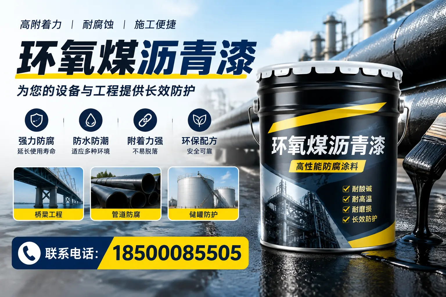 环氧煤沥青漆与其他涂料的对比分析，助力江门企业决策